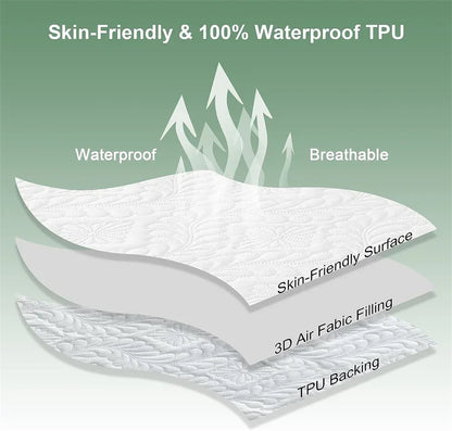 Waterproof Mattress Protector - Thicken, Breathable, Durable
